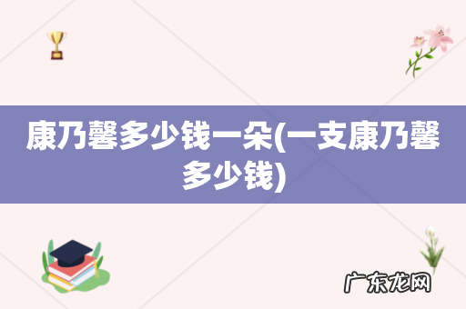 一支康乃馨多少钱 康乃馨多少钱一朵