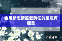 会用新恋情报复前任的星座有哪些