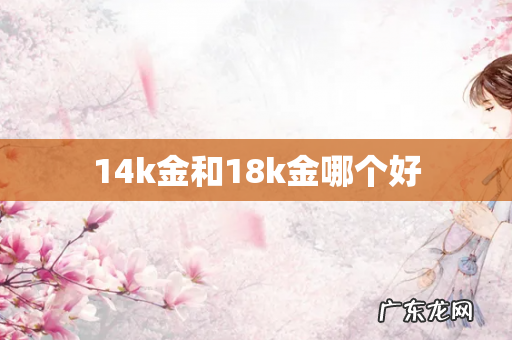 14k金和18k金哪个好
