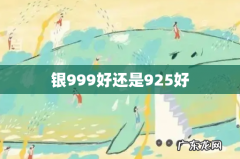 银999好还是925好