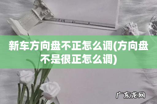 方向盘不是很正怎么调 新车方向盘不正怎么调