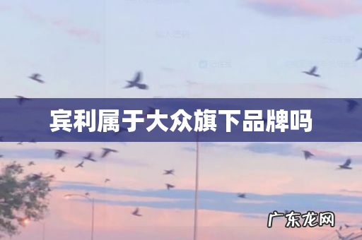 宾利属于大众旗下品牌吗