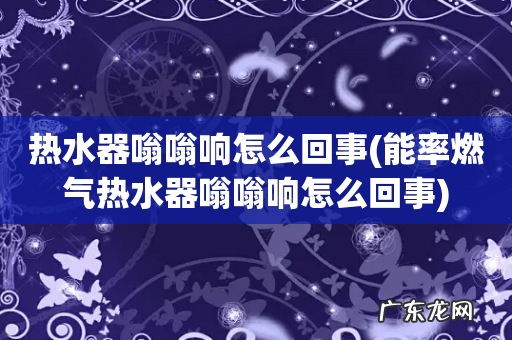 能率燃气热水器嗡嗡响怎么回事 热水器嗡嗡响怎么回事