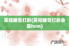 英短睡觉打鼾会是hcm 英短睡觉打鼾