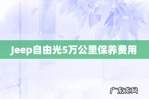 Jeep自由光5万公里保养费用
