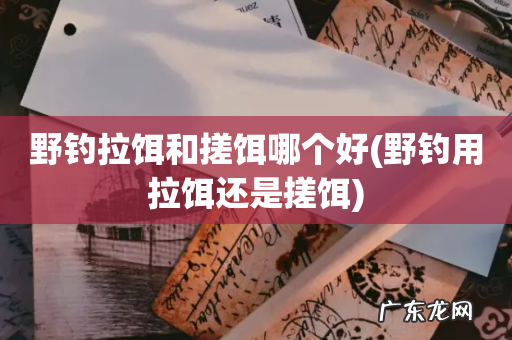 野钓用拉饵还是搓饵 野钓拉饵和搓饵哪个好