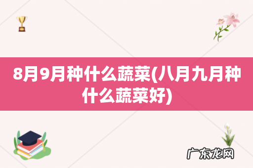 八月九月种什么蔬菜好 8月9月种什么蔬菜