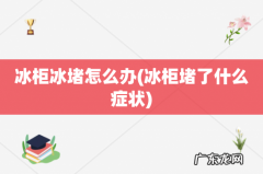 冰柜堵了什么症状 冰柜冰堵怎么办