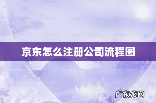 京东怎么注册公司流程图