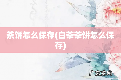 白茶茶饼怎么保存 茶饼怎么保存