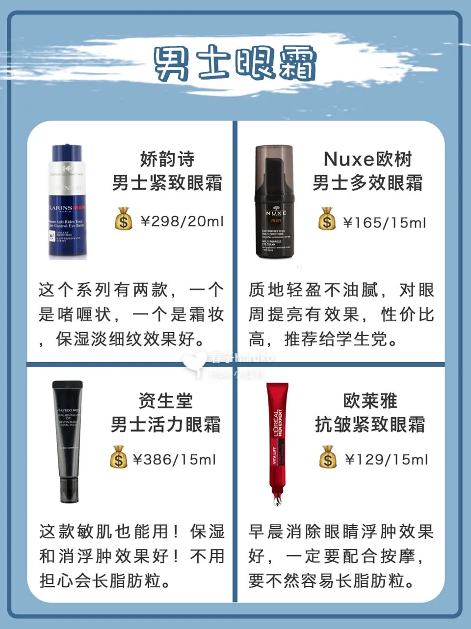 男士基本护肤 男士护肤