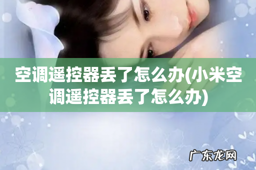 小米空调遥控器丢了怎么办 空调遥控器丢了怎么办
