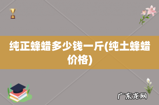 纯土蜂蜡价格 纯正蜂蜡多少钱一斤