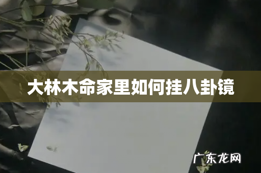 大林木命家里如何挂八卦镜