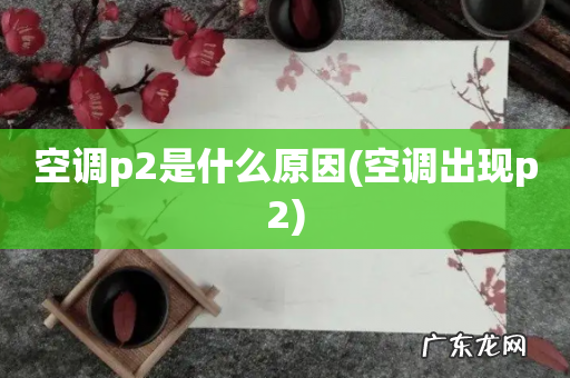 空调出现p2 空调p2是什么原因