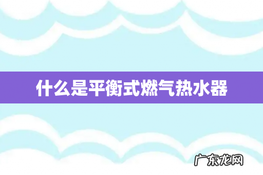 什么是平衡式燃气热水器