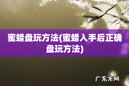 蜜蜡入手后正确盘玩方法 蜜蜡盘玩方法