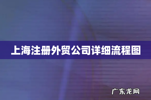 上海注册外贸公司详细流程图