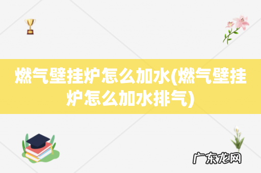 燃气壁挂炉怎么加水排气 燃气壁挂炉怎么加水