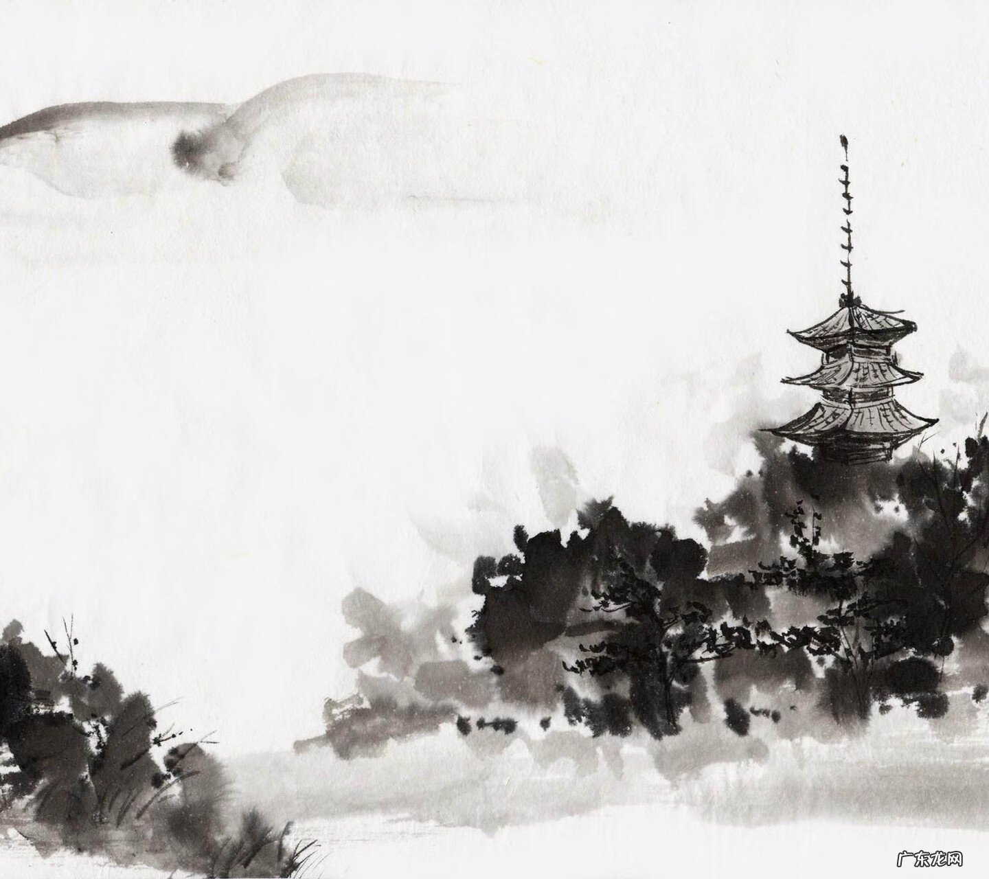 水墨风图片高清 水墨屏背景图