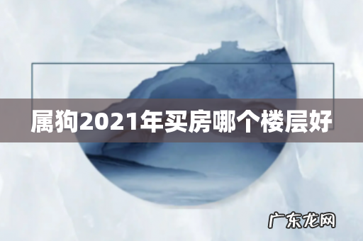 属狗2021年买房哪个楼层好
