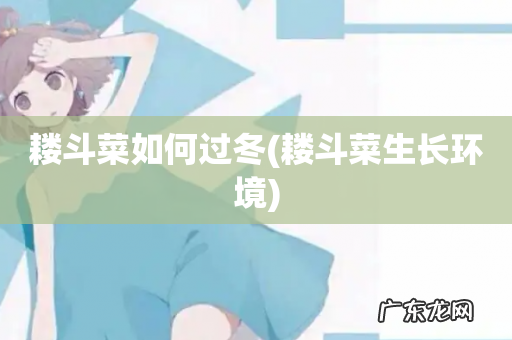 耧斗菜生长环境 耧斗菜如何过冬