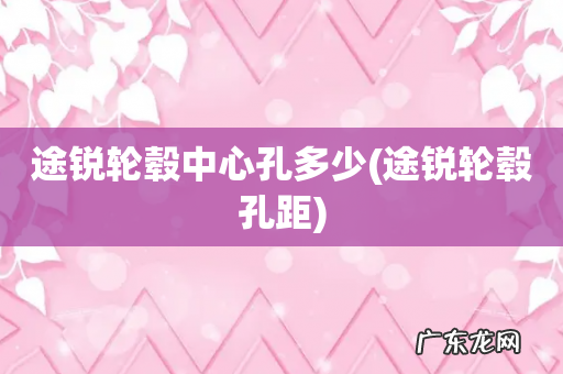 途锐轮毂孔距 途锐轮毂中心孔多少