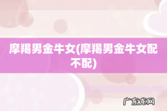 摩羯男金牛女配不配 摩羯男金牛女