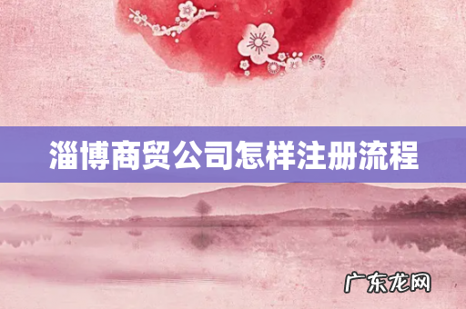 淄博商贸公司怎样注册流程