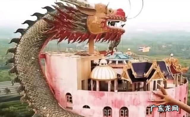 俯瞰寺院的高楼风水 寺庙前有高楼风水