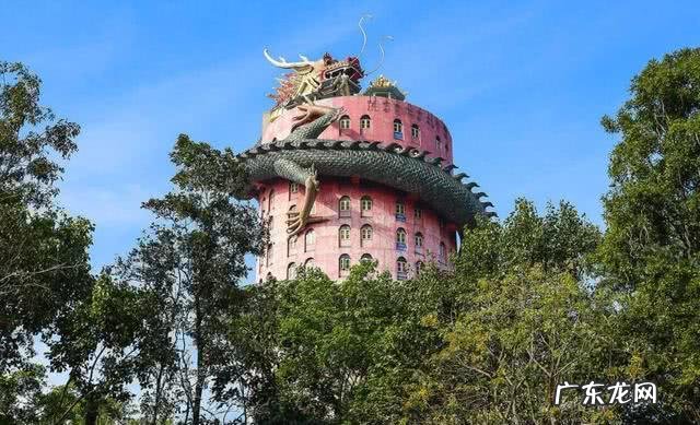 俯瞰寺院的高楼风水 寺庙前有高楼风水