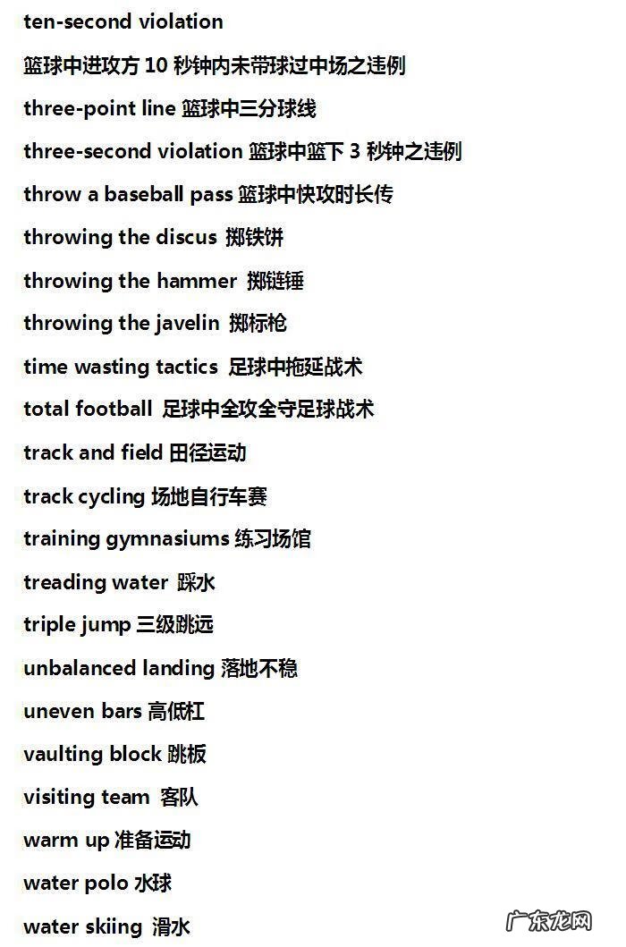 体育的英文是 体育英语怎么说