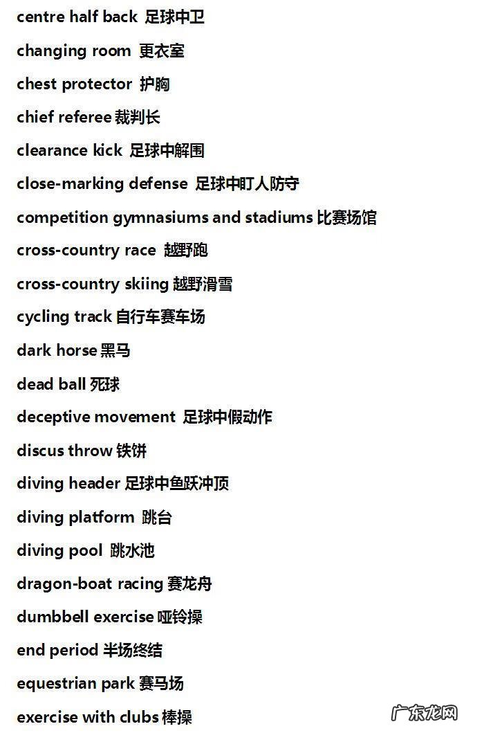 体育的英文是 体育英语怎么说