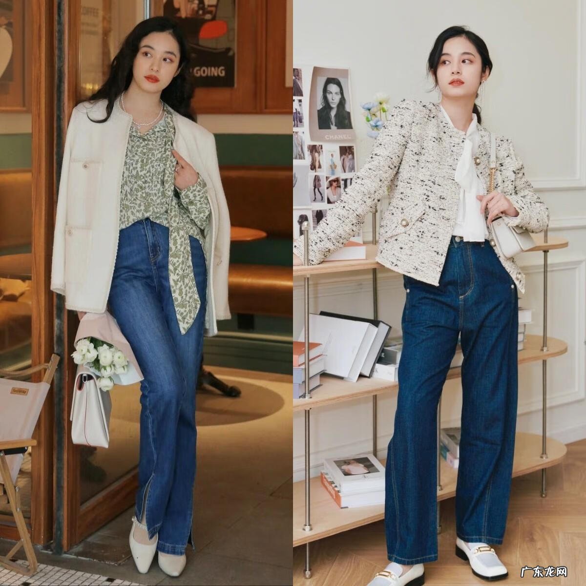 牛仔裤搭配什么颜色的T恤