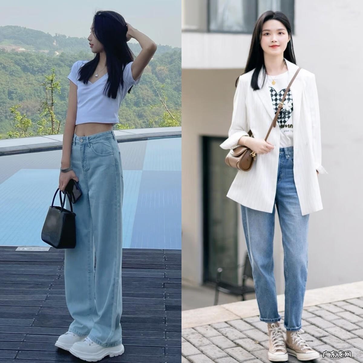 牛仔裤搭配什么颜色的T恤