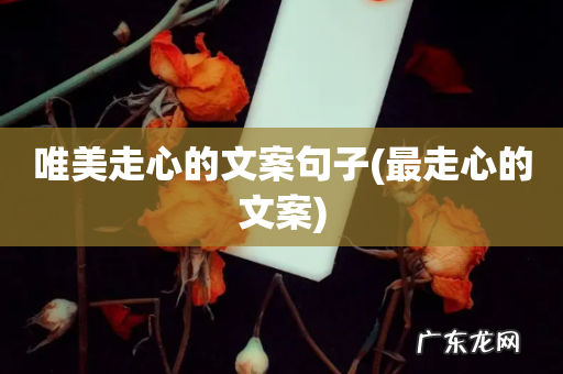 最走心的文案 唯美走心的文案句子