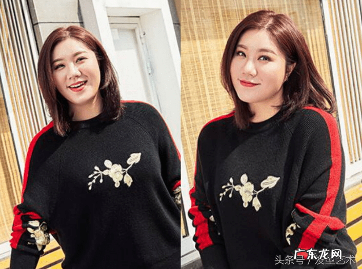 大脸适合什么发型图片