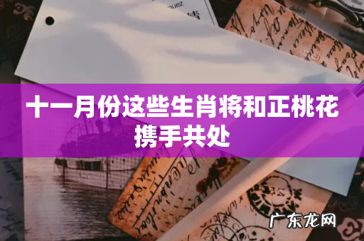 十一月份这些生肖将和正桃花携手共处