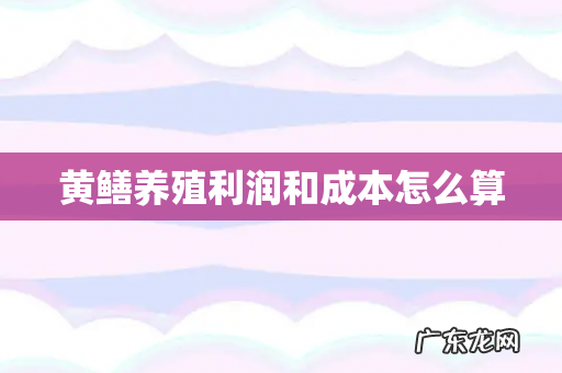 黄鳝养殖利润和成本怎么算