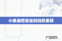 小泰迪把你当妈妈的表现