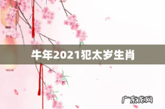 牛年2021犯太岁生肖
