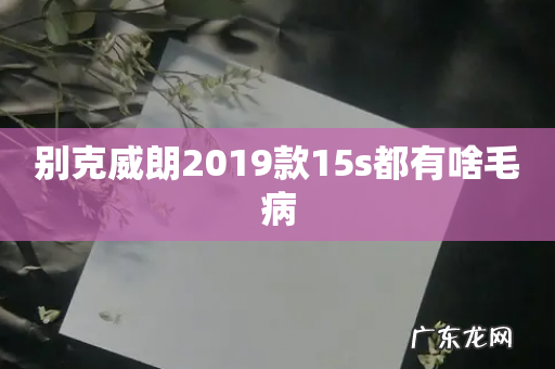 别克威朗2019款15s都有啥毛病