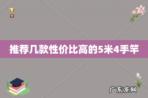 推荐几款性价比高的5米4手竿