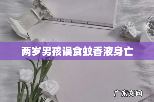 两岁男孩误食蚊香液身亡