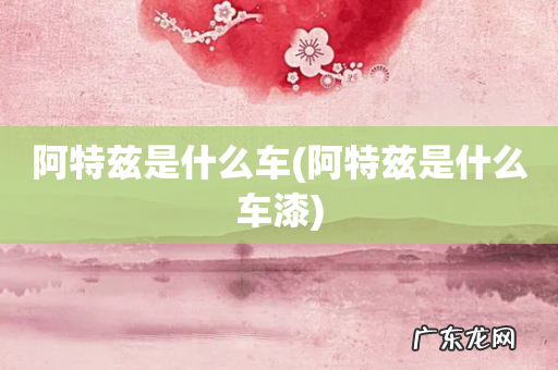 阿特兹是什么车漆 阿特兹是什么车