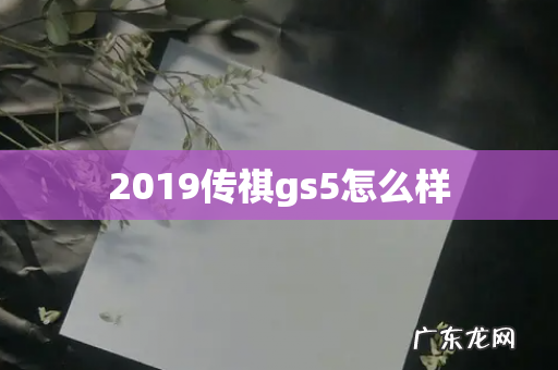 2019传祺gs5怎么样