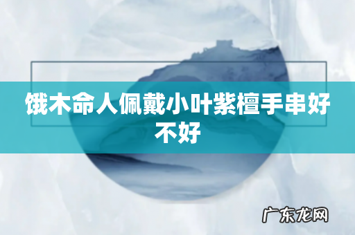 饿木命人佩戴小叶紫檀手串好不好