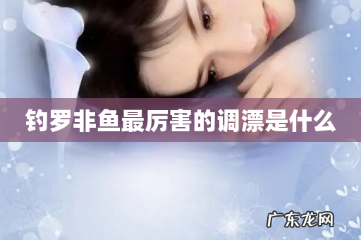 钓罗非鱼最厉害的调漂是什么