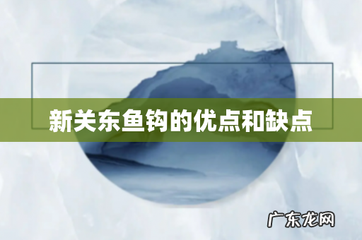 新关东鱼钩的优点和缺点
