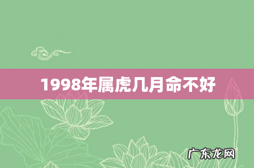 1998年属虎几月命不好